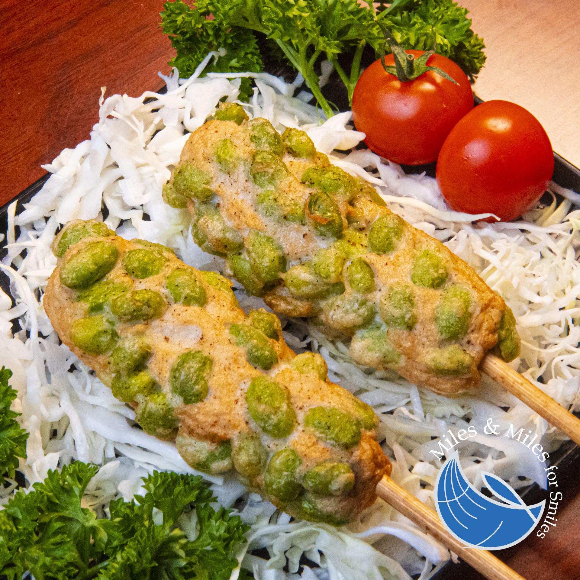 Fish cake with Green Soybean